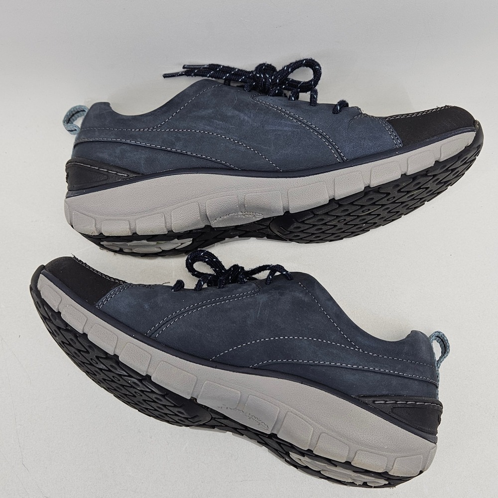 Clarks Wavewalk Womens Navy Blue Waterproof Nubuck Walking Shoe 7.5 261409724050 - Picture 3 of 13